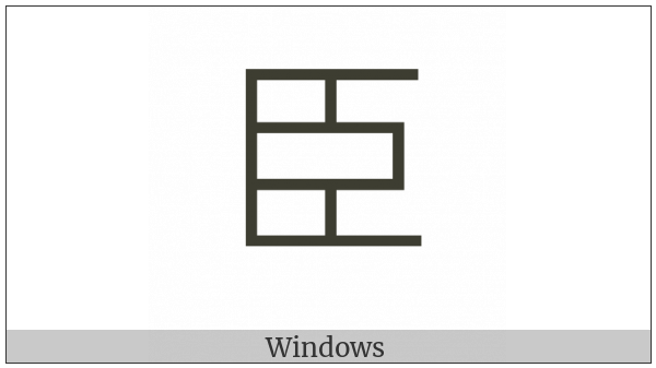 Kangxi Radical Minister on various operating systems