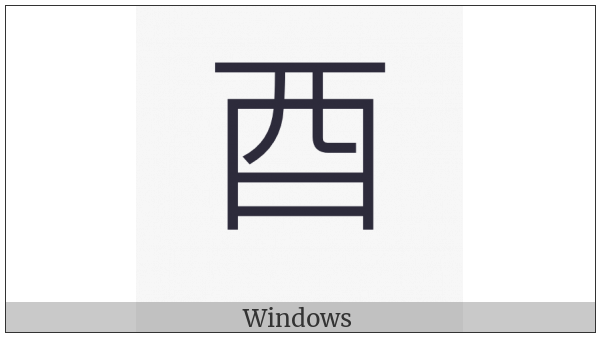 Kangxi Radical Wine on various operating systems