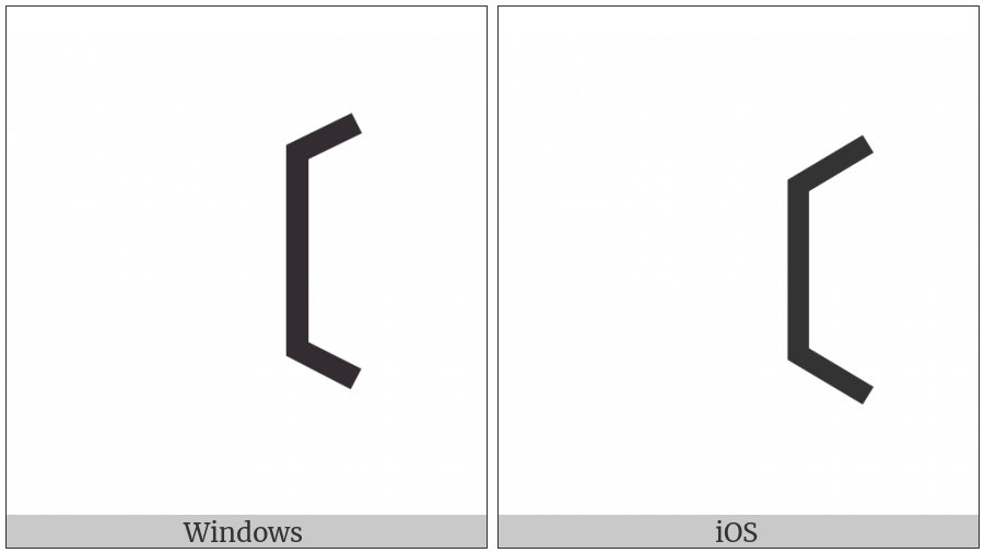 Left Tortoise Shell Bracket on various operating systems