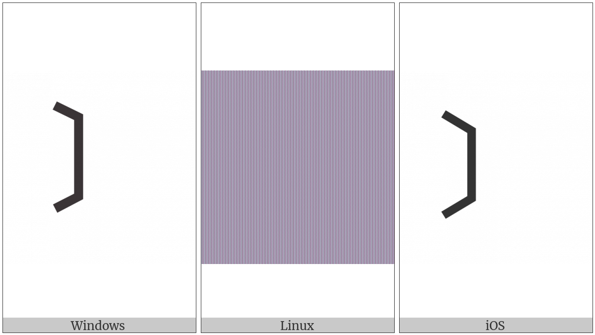 Right Tortoise Shell Bracket on various operating systems