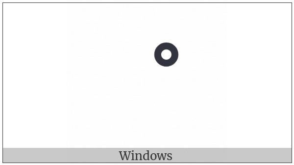 Ideographic Departing Tone Mark on various operating systems