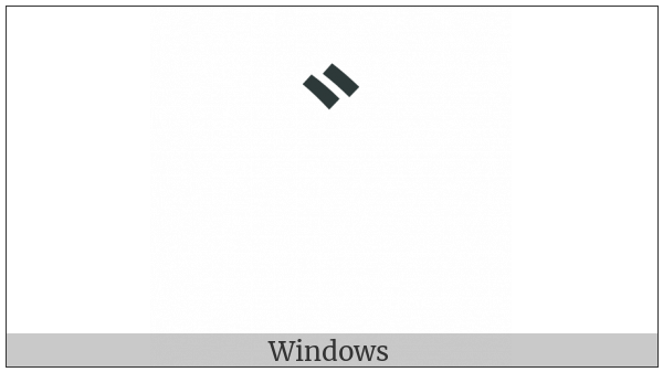 Katakana-Hiragana Voiced Sound Mark on various operating systems