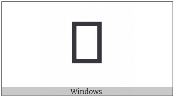 Mende Kikakui Syllable M007 Min on various operating systems