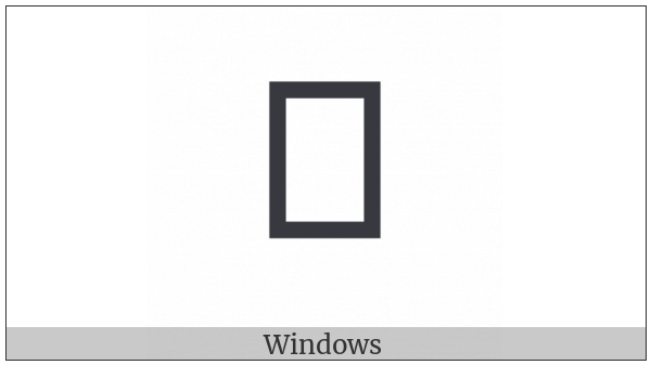 Mende Kikakui Syllable M025 Li on various operating systems