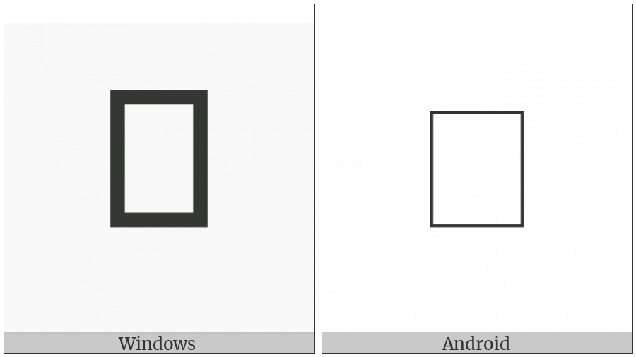 Mende Kikakui Syllable M181 Do on various operating systems