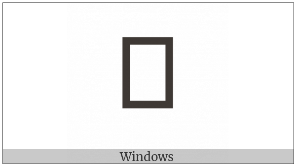 Mende Kikakui Syllable M197 Fua on various operating systems