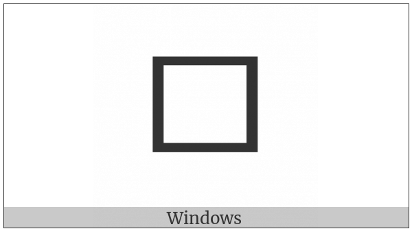 Katakana Letter Ro on various operating systems