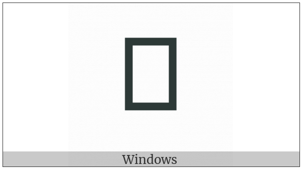 Adlam Initial Exclamation Mark on various operating systems