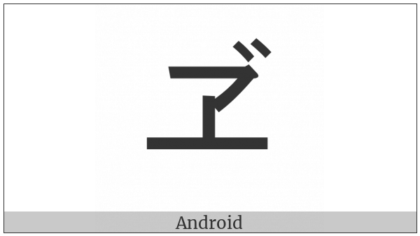 Katakana Letter Ve on various operating systems
