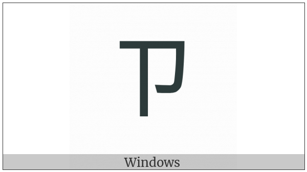 Bopomofo Letter Z on various operating systems