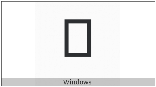Hangul Letter Pieup-Sios on various operating systems