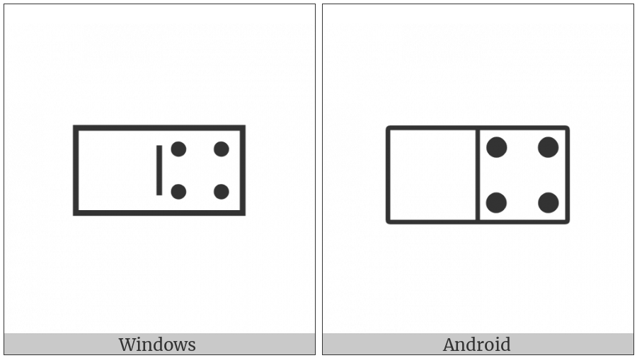 Domino Tile Horizontal-00-04 on various operating systems