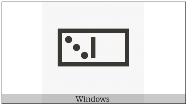 Domino Tile Horizontal-03-00 on various operating systems
