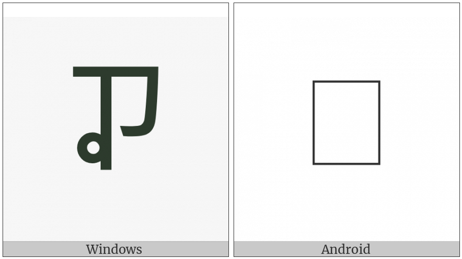 Bopomofo Letter Zi on various operating systems