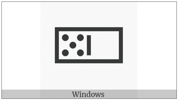 Domino Tile Horizontal-05-00 on various operating systems