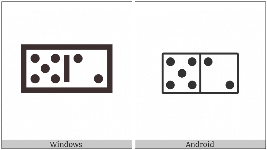Domino Tile Horizontal-05-02 on various operating systems