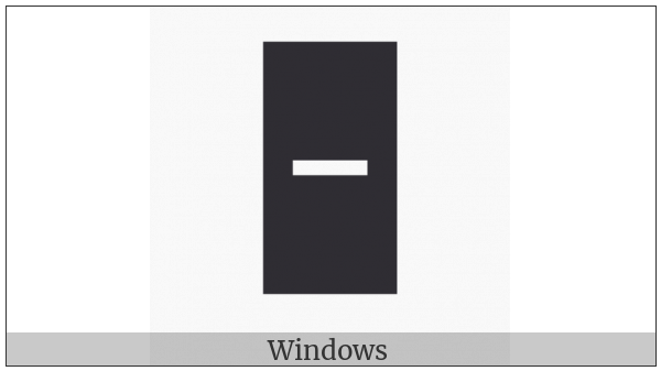 Domino Tile Vertical Back on various operating systems