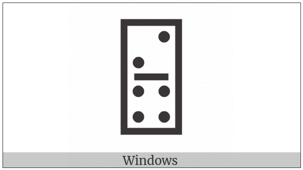 Domino Tile Vertical-02-04 on various operating systems