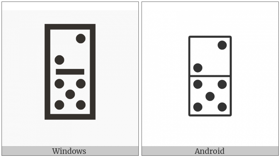 Domino Tile Vertical-02-05 on various operating systems