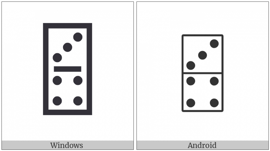 Domino Tile Vertical-03-04 on various operating systems