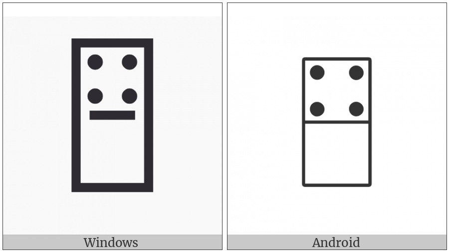 Domino Tile Vertical-04-00 on various operating systems