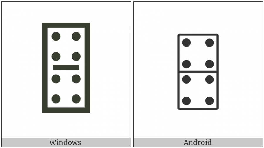 Domino Tile Vertical-04-04 on various operating systems