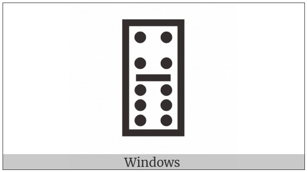 Domino Tile Vertical-04-06 on various operating systems