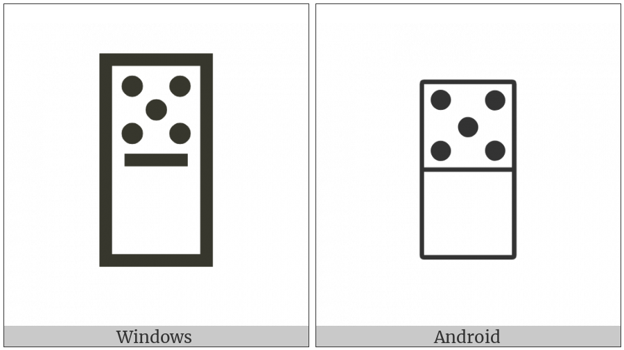 Domino Tile Vertical-05-00 on various operating systems