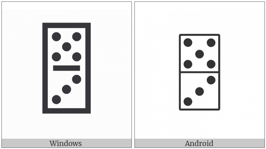 Domino Tile Vertical-05-03 on various operating systems