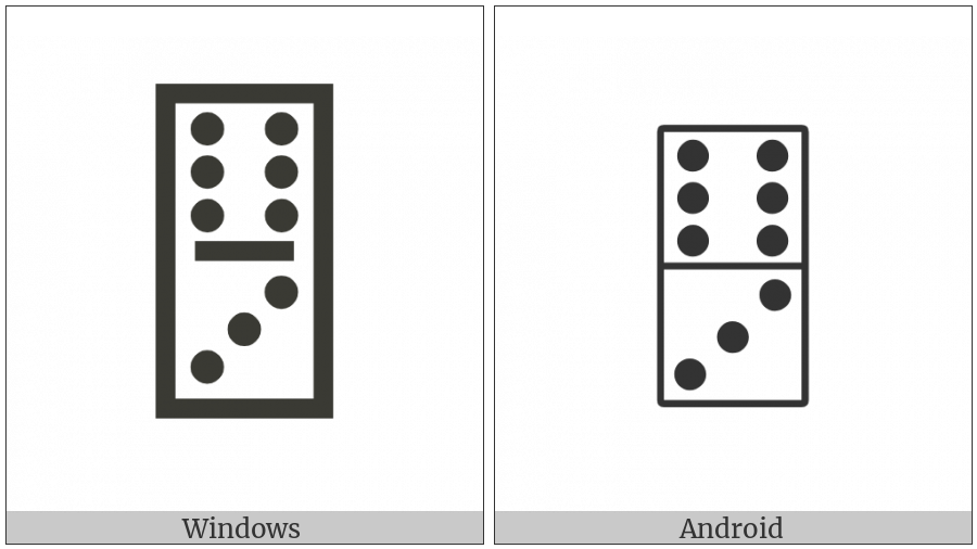 Domino Tile Vertical-06-03 on various operating systems