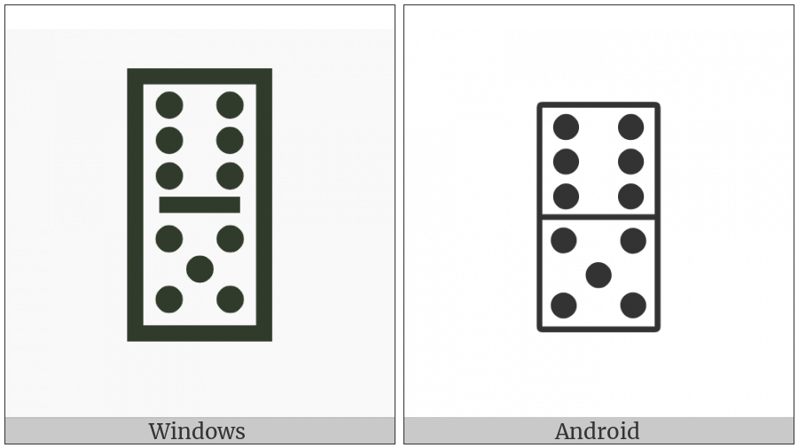 Domino Tile Vertical-06-05 on various operating systems