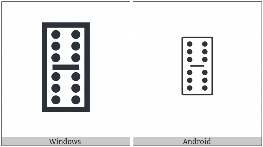 Domino Tile Vertical-06-06 on various operating systems