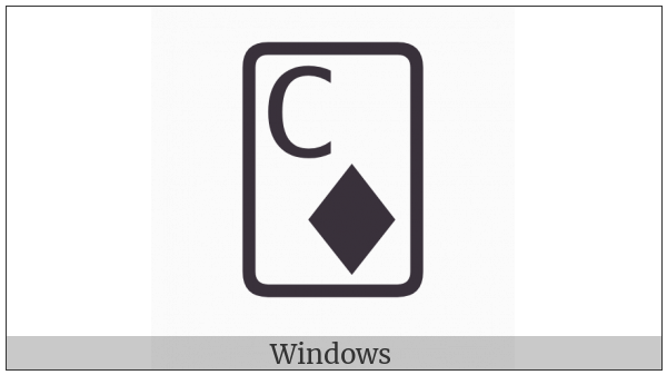 Playing Card Knight Of Diamonds on various operating systems