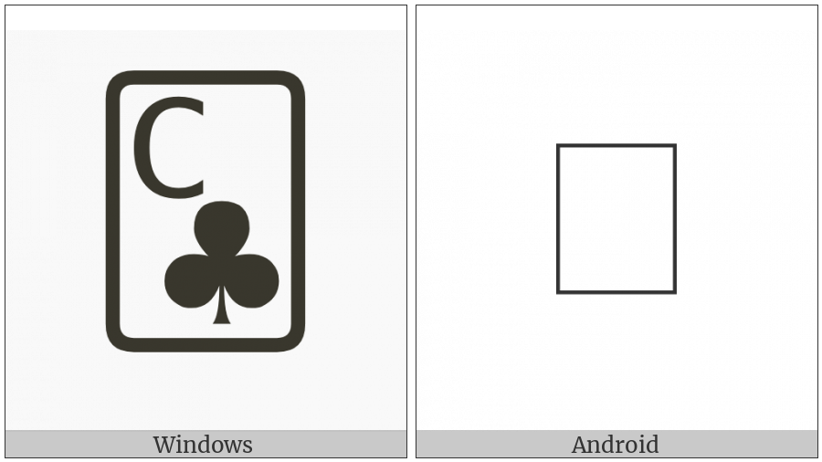 Playing Card Knight Of Clubs on various operating systems