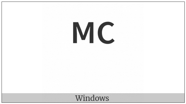 Raised Mc Sign on various operating systems