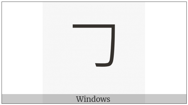 Cjk Stroke Hzg on various operating systems