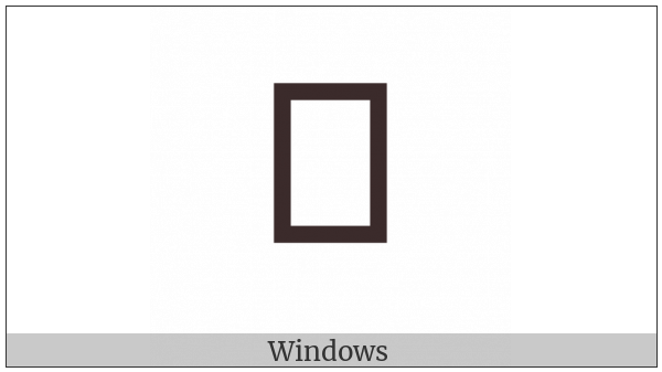 Squared Cjk Unified Ideograph-524D on various operating systems