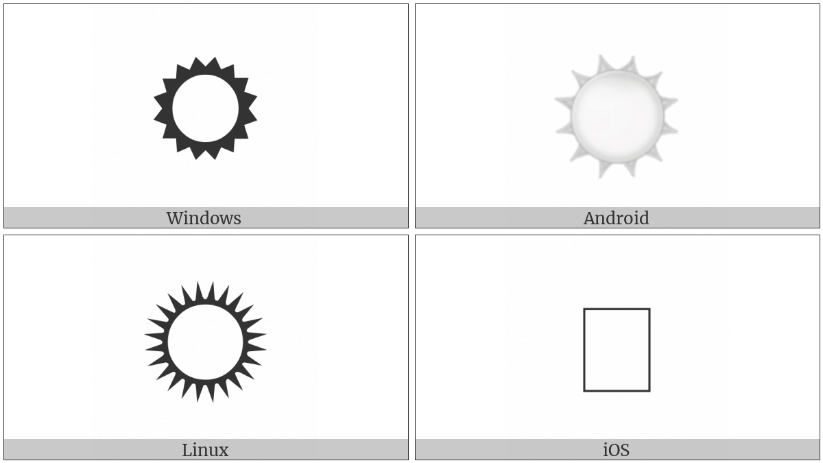 White Sun on various operating systems