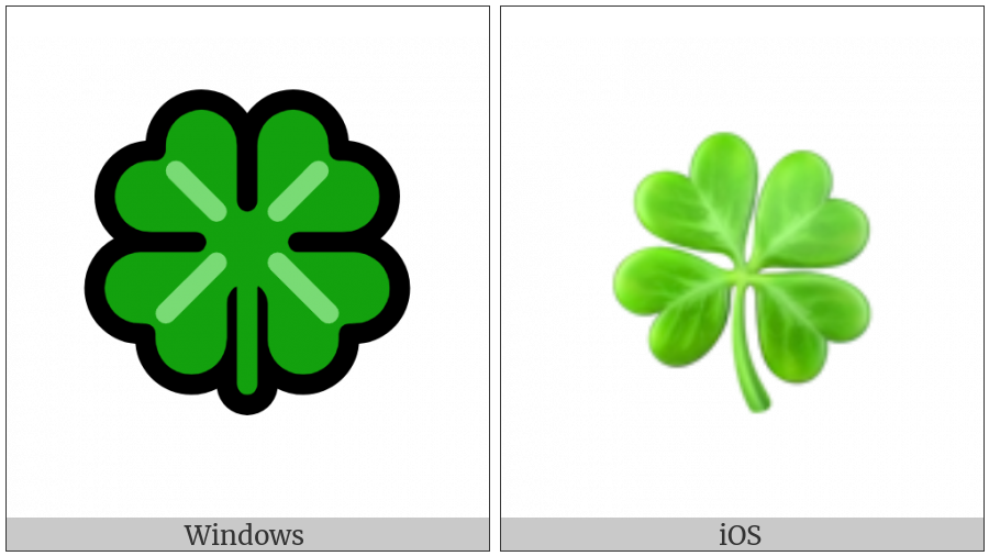 Four Leaf Clover on various operating systems
