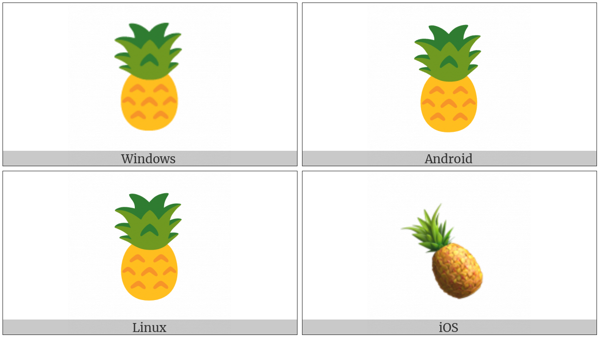 Pineapple on various operating systems