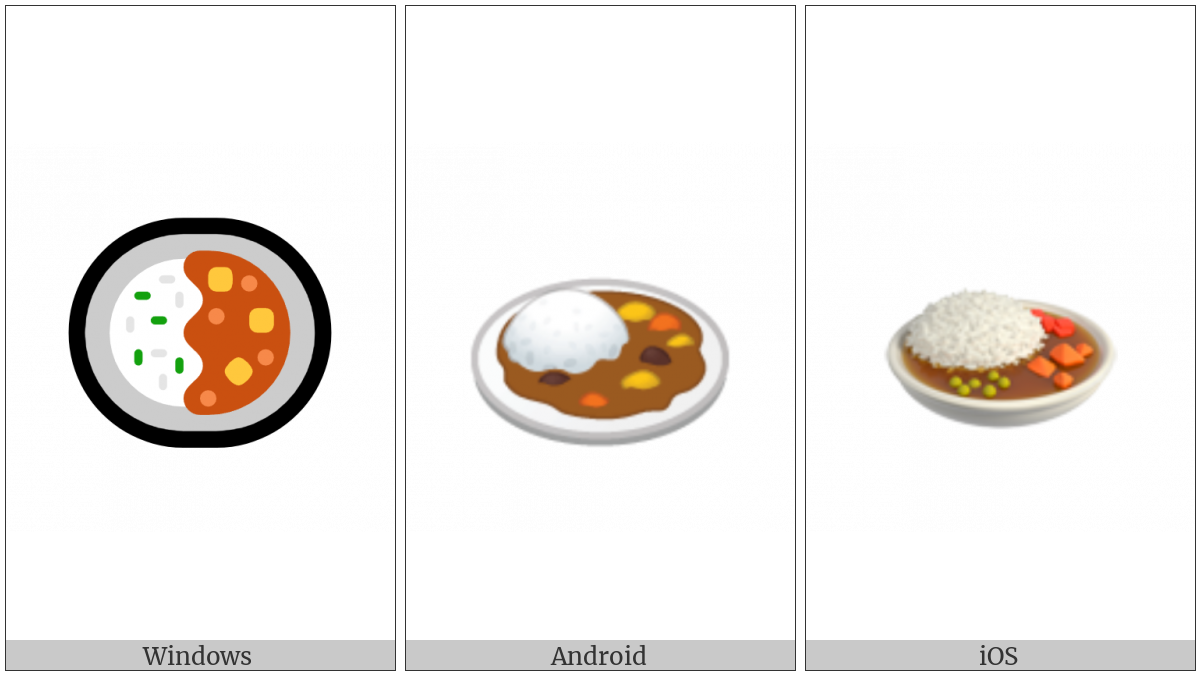 Curry And Rice on various operating systems