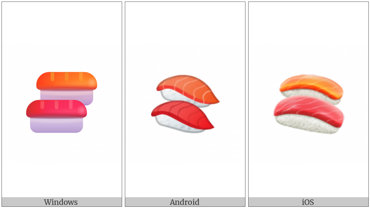 Sushi on various operating systems
