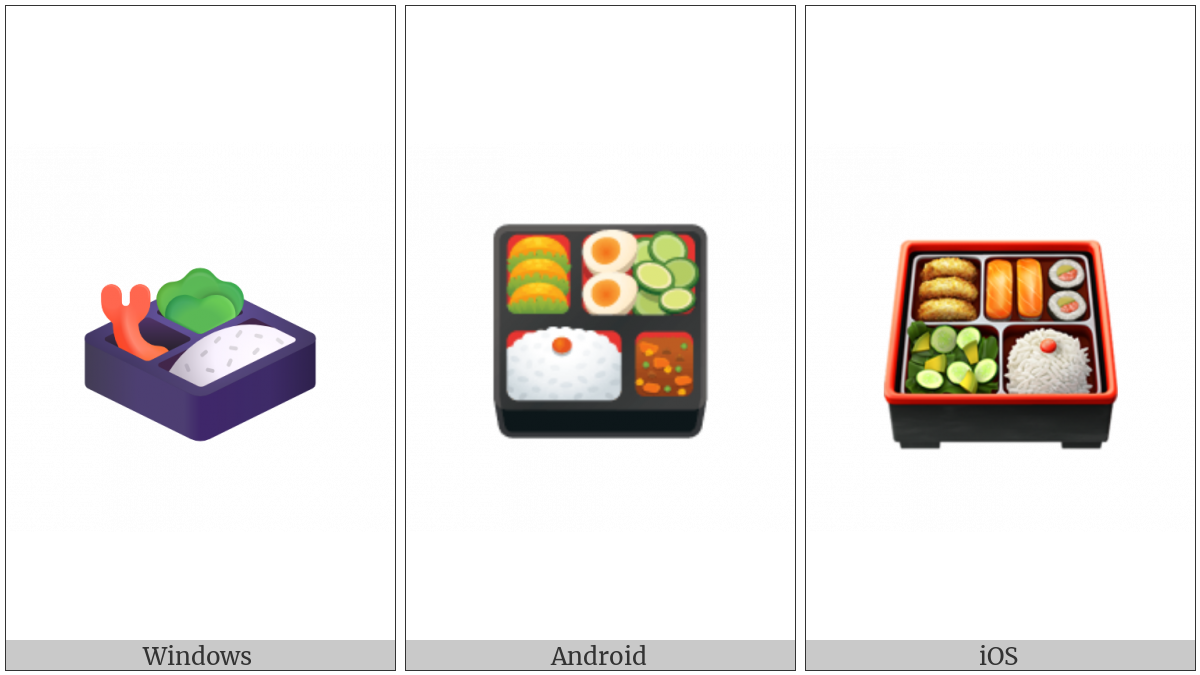 Bento Box on various operating systems