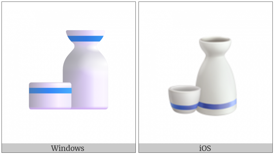 Sake Bottle And Cup on various operating systems