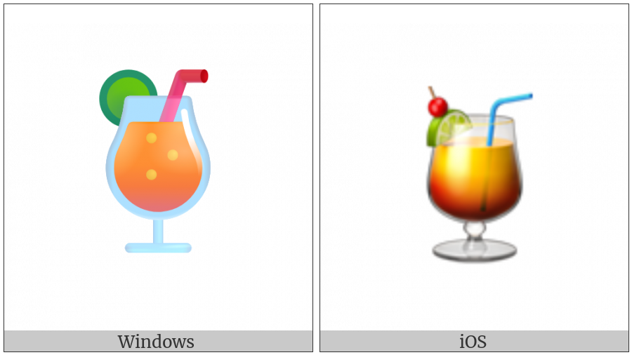 Tropical Drink on various operating systems