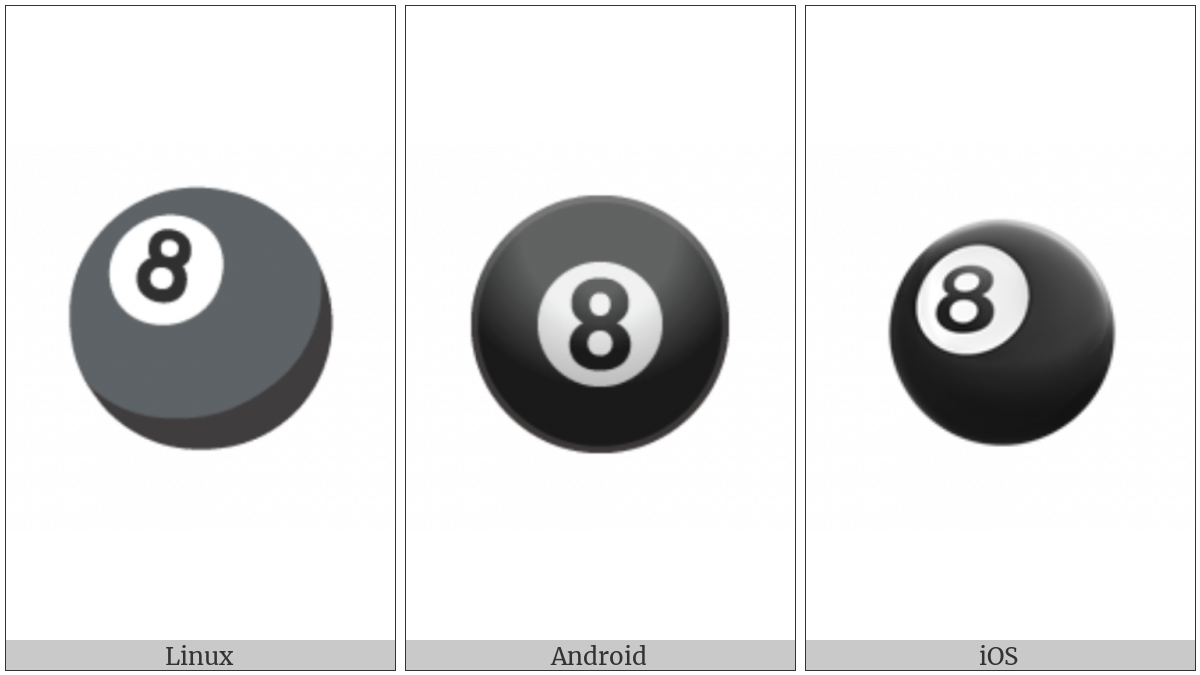 Billiards on various operating systems