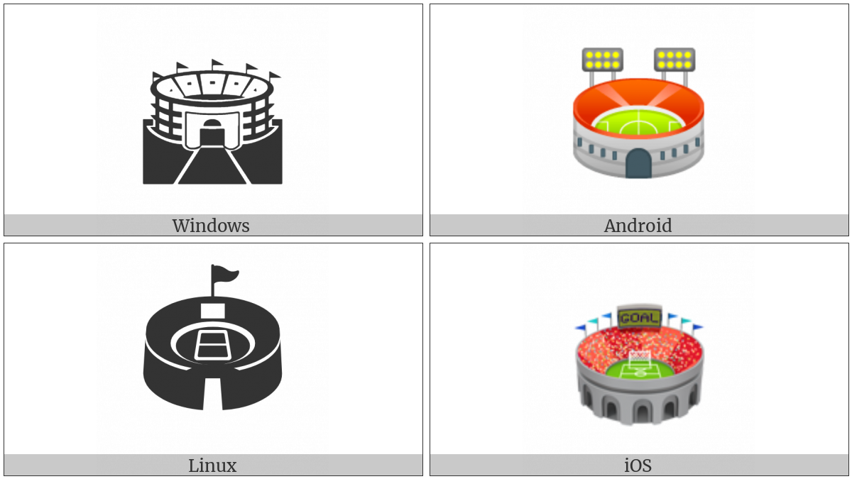 Stadium on various operating systems