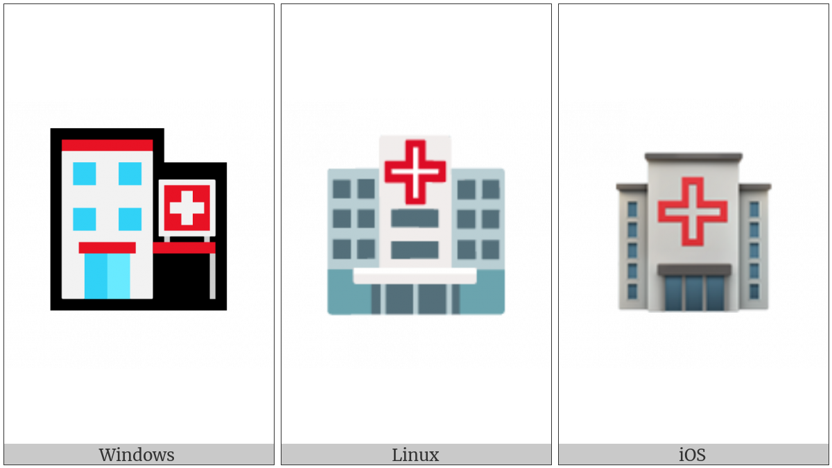 Hospital on various operating systems