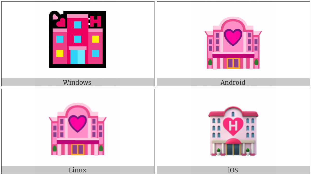 Love Hotel on various operating systems