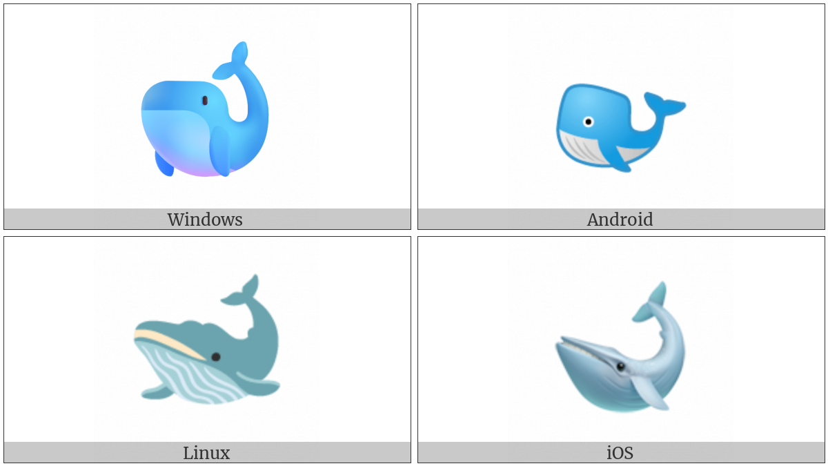 Whale on various operating systems